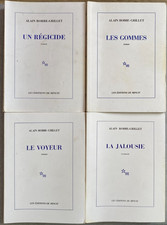 LITTERATURE - LOT 4 ROMANS - ALAIN ROBBE-GRILLET : LES GOMMES , LE VOYEUR ..-TBE
