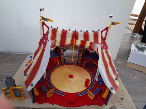 Cirque playmobil rouge vintage - cirque,