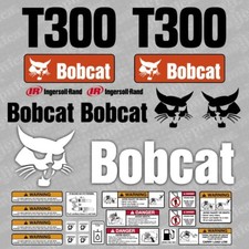 Kit autocollants / stickers de remplacement pour chargeuse Bobcat T300