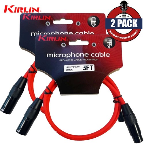 Pack kirlin 3ft xlr - 2-pack,