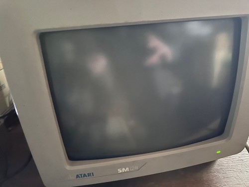 Atari 124 écran moniteur - atari,
