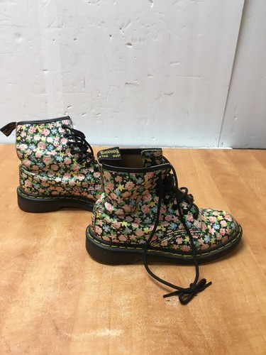 Doc martens black floral - martens,