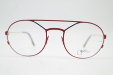 Lunettes BAJAZZO Viva 2 Rouge Noir Argent Or Ovale Monture De Lunettes Neuves