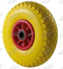 Roue En Polyuréthane Avec Coussinet Plastique D.250mm pour Chariot Trou 20 MM