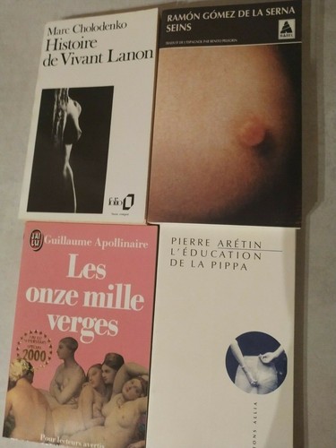 Lot livre curiosa érotique - lot,