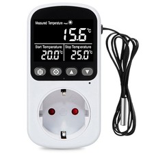 Prise thermostat numérique - Régulateur de température pour prise de courant ...