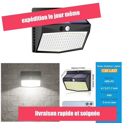 Projecteur solaire extérieur
