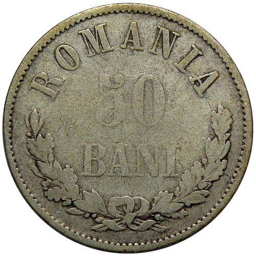 Roumanie bani 1873 - 50,