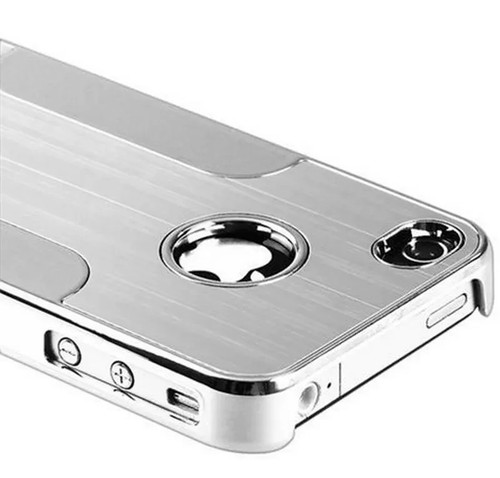 Housse coque aluminium brossé - coque,