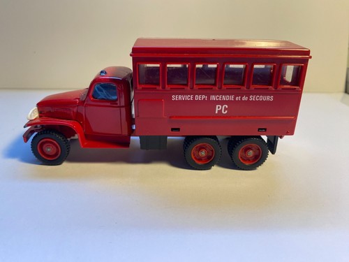 Miniature solido pompier gmc - solido,