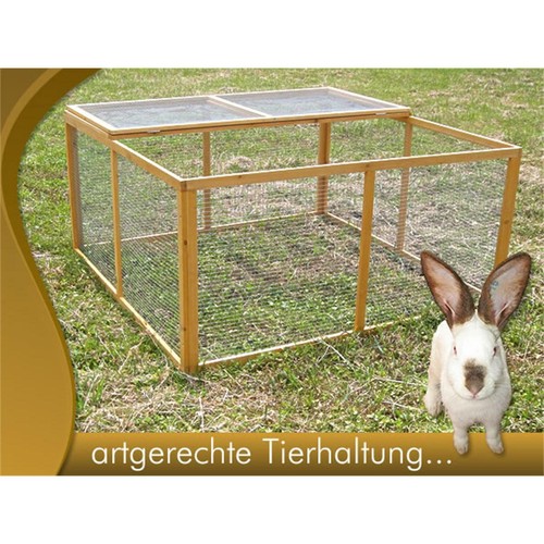 Clapier lapins bois - clapier, cage