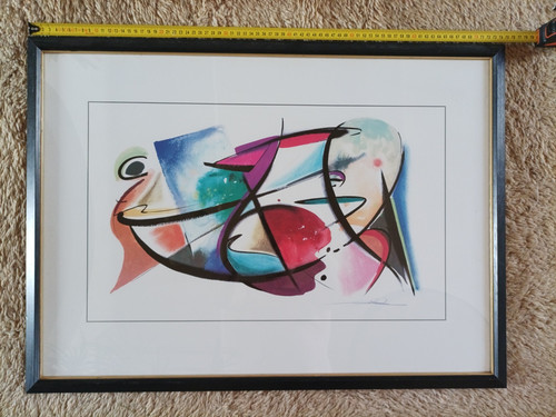 Tableau art abstrait par