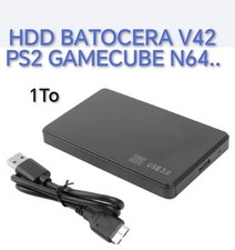 HDD BATOCERA 1To POUR PC CONSOLE PS2 GAMECUBE N64 DREAMCAST SUPER NINTENDO 64 
