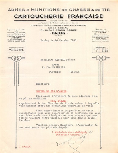 1936 armes munitions de - 1936, et