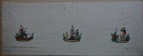 Color engraving early - engraving, 19th