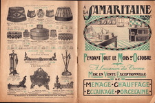 PARIS (I°) Art Ménager "GRANDS MAGASINS LA SAMARITAINE" Catalogue OCTOBRE 1912