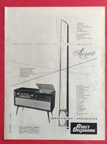 Publicite presse radio console - publicite,