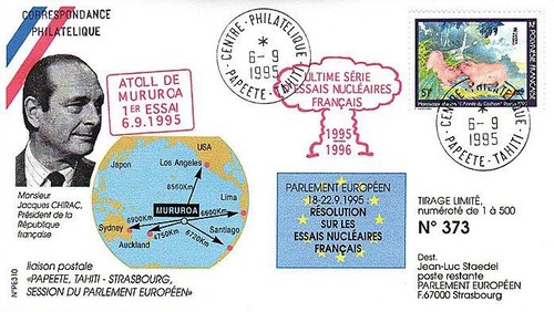 Pe310 1995 fdc chirac - 1995,