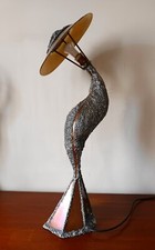 Superbe lampe sculpture - , en