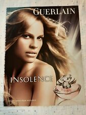 Publicité papier Parfum. Perfume Ad Guerlain Insolence de 2006