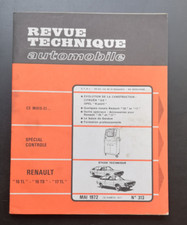 Revue technique  RENAULT 15 TL