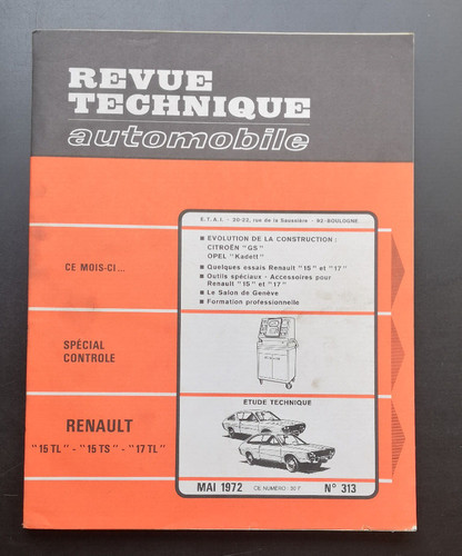 Revue technique renault - , tl