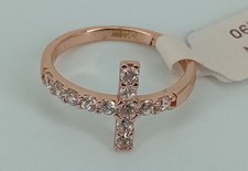 Anneau AMEN Croix Zircons