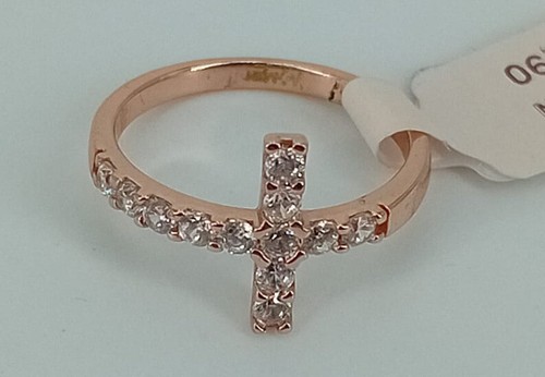 Anneau amen croix zircons - anneau,