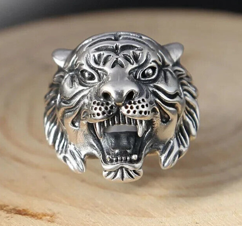 Bague homme chevalière tigre - bague,