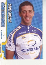 CYCLISME carte cycliste BENAT ALBIZURI  équipe ROAD TEAM ORBEA