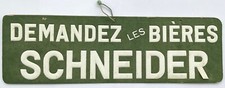 ANCIEN CARTON BUVEZ LES BIÈRES SCHNEIDER 1940 CARBOARD BÉER