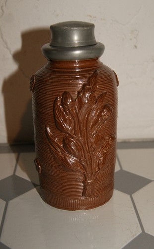 Ancien pot tabac - à, grés