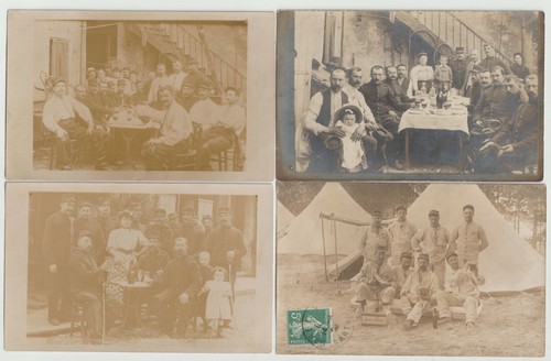 Lot carte photo - piou, piou