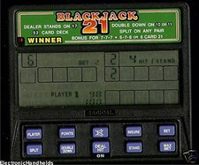 RADICA BLACKJACK 21 BIG SCREEN