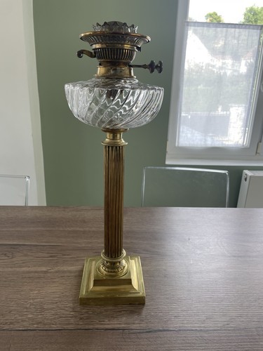 Ancienne lampe pétrole en - lampe,