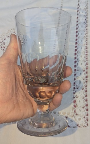Grand ancien verre soufflé - grand,