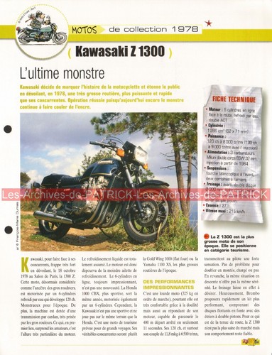 Kawasaki z1300 1300 - 1300, 6
