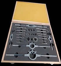 Coffret de jeux de 2 Tarauds à Main et Filières  HSS-M2  M6x100 à M18x250 MB26P