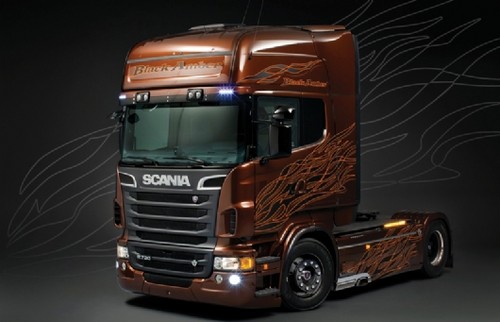 Italeri scania r730 black - r730,