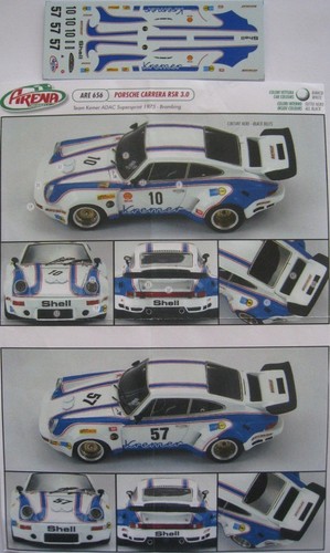 Decal porsche carrera rsr - porsche,