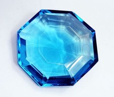 Gemme Taillée Aquamarine Bleu
