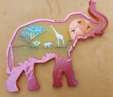 decoration éléphant résine