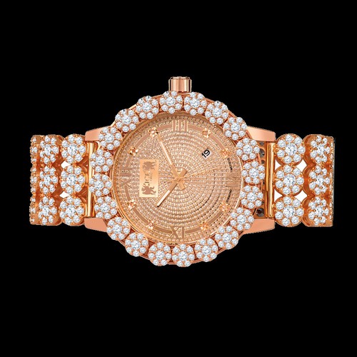 Real diamond rose gold custom - rose,