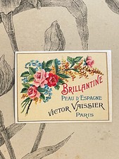 Ancienne étiquette de parfum