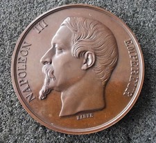 Medaille Napoleon 3 Restauration du jardin public de Bordeaux 1856