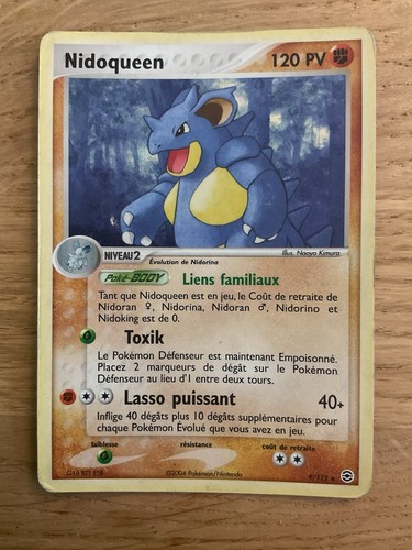 Carte pokémon nidoqueen 112 - pokémon, 9/112