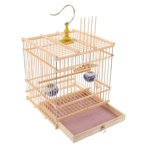 Cage traditionnelle bambou - ,