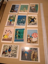 Lot 11 cartes postales Tintin Hergé Atlas Moulinsart 2003 TBE