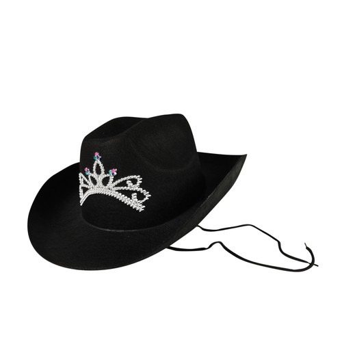 Chapeau cowboy noir - chapeau,