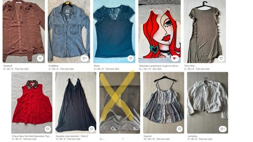 Lot vêtements femme s - lot, m